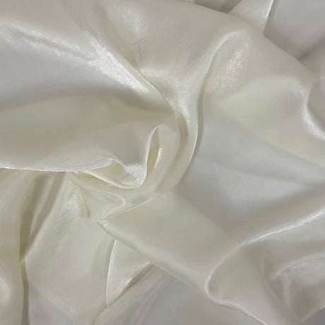 1 Yard Crystalized Reflective Liquid Faux Silk Chiffon Fabric 59" Width