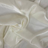 1 Yard Shimmering Crystalized Liquid Faux Silk Chiffon Fabric 59" Width