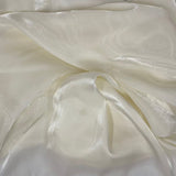 1 Yard Shimmering Crystalized Liquid Faux Silk Chiffon Fabric 59" Width