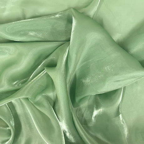 1 Yard Crystalized Reflective Liquid Faux Silk Chiffon Fabric 59" Width