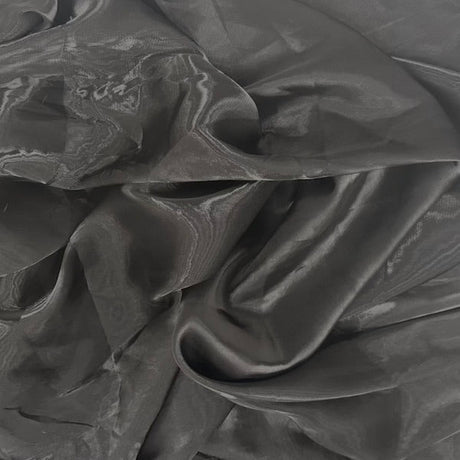 1 Yard Crystalized Reflective Liquid Faux Silk Chiffon Fabric 59" Width