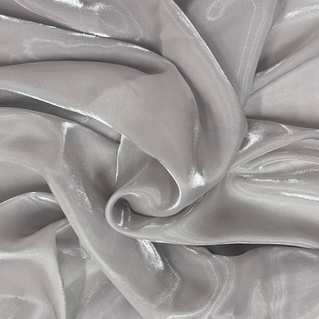 1 Yard Crystalized Reflective Liquid Faux Silk Chiffon Fabric 59" Width