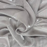 1 Yard Crystalized Reflective Liquid Faux Silk Chiffon Fabric 59" Width
