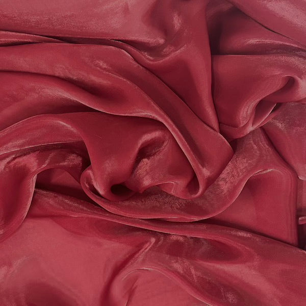 1 Yard Shimmering Crystalized Liquid Faux Silk Chiffon Fabric 59" Width