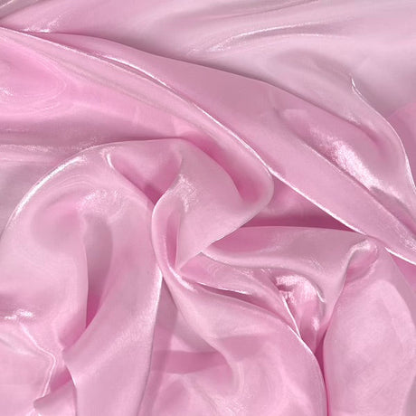 1 Yard Shimmering Crystalized Liquid Faux Silk Chiffon Fabric 59" Width
