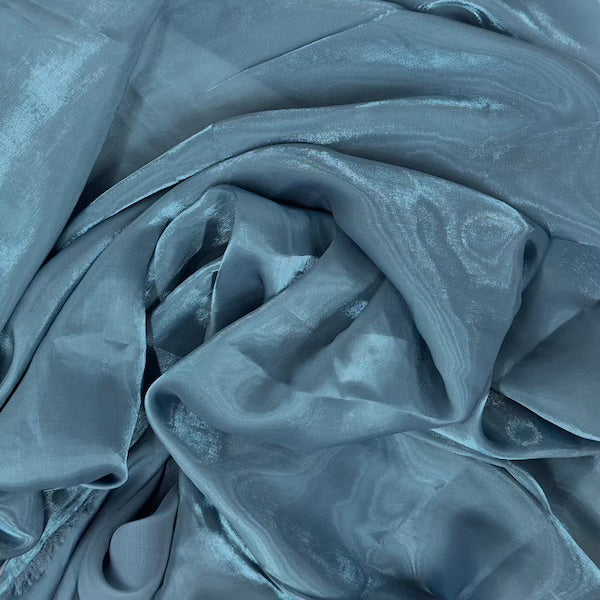 1 Yard Crystalized Reflective Liquid Faux Silk Chiffon Fabric 59" Width