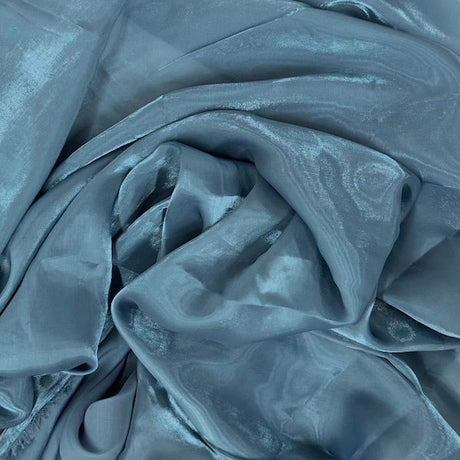 1 Yard Crystalized Reflective Liquid Faux Silk Chiffon Fabric 59" Width