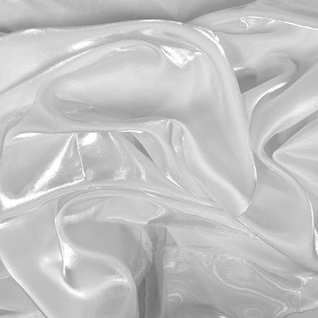 1 Yard Shimmering Crystalized Liquid Faux Silk Chiffon Fabric 59" Width