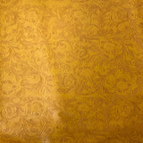Floral Western Faux Leather PU Fabric 56” Wide Vinyl Material for Wallets, Crafts & Décor