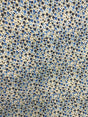 Calico Navy/Royal/Baby Blue Polyester Cotton Broadcloth Fabric - Navy/Royal/Baby Blue Floral Print, 59/60" Width (1 Yard)
