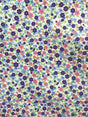 Calico Polyester Cotton Broadcloth Fabric - Purple/Blue/Pink Floral Print, 59/60" Width (1 Yard)
