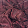 1 Yard Shimmering Crystalized Liquid Faux Silk Chiffon Fabric 59" Width