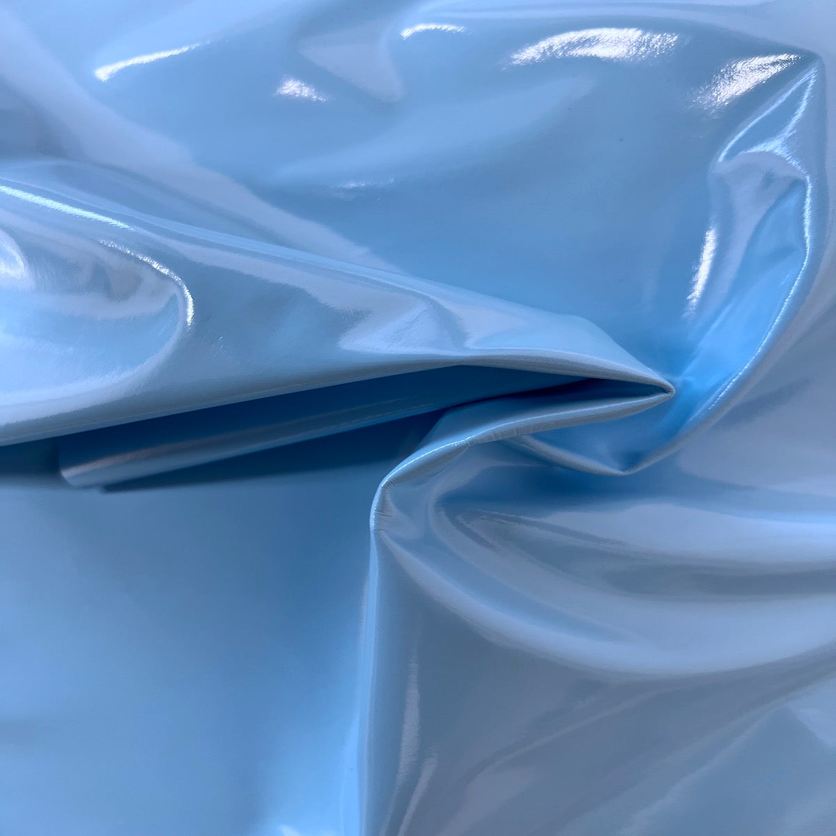 1 Yard Patent Faux Leather Apparel Vinyl Fabric 54" Width