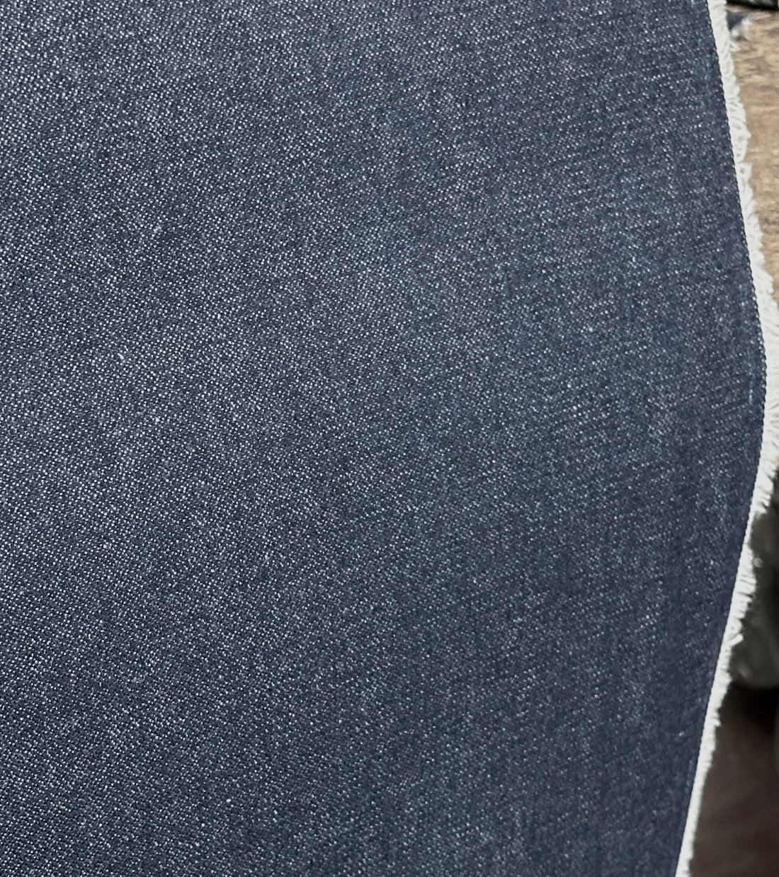 1 Yard USA Made 10 oz Dark Indigo Denim Fabric Ring Spun 100% Cotton, 68" Wide Heavyweight Material