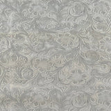Floral Western Faux Leather PU Fabric 56” Wide Vinyl Material for Wallets, Crafts & Décor