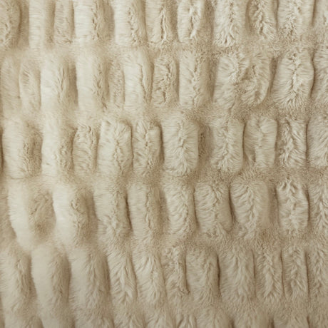 1 Yard Luxurious Ruched Chinchilla Stretch Faux Fur Fabric 60" Width