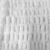 1 Yard Luxurious Ruched Chinchilla Stretch Faux Fur Fabric 60" Width