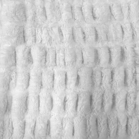 1 Yard Luxurious Ruched Chinchilla Stretch Faux Fur Fabric 60" Width