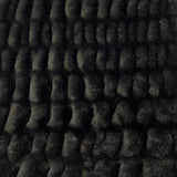 1 Yard Luxurious Ruched Chinchilla Stretch Faux Fur Fabric 60" Width