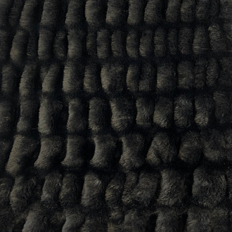 1 Yard Luxurious Ruched Chinchilla Stretch Faux Fur Fabric 60" Width