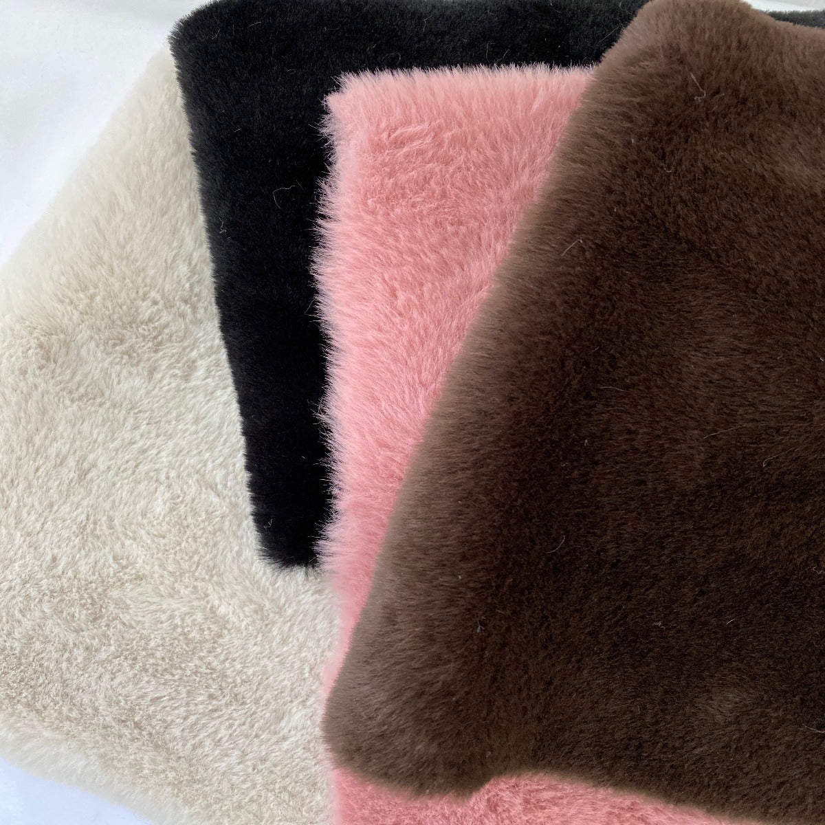 1 Yard Rabbit Soft Plush Short Pile Faux Fur Fabric 60" Width