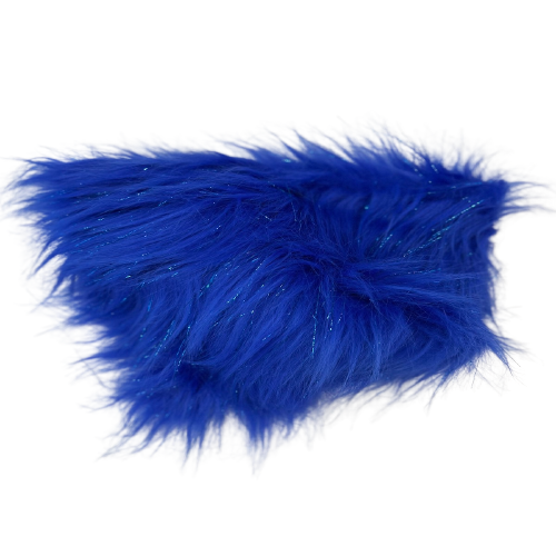 1 Yard 60" Sparkly Tinsel Faux Fur Fabric Shaggy Long Pile Glitter Fur for Costumes & Crafts
