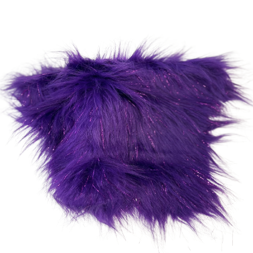 1 Yard 60" Sparkly Tinsel Faux Fur Fabric Shaggy Long Pile Glitter Fur for Costumes & Crafts