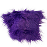 1 Yard 60" Sparkly Tinsel Faux Fur Fabric Shaggy Long Pile Glitter Fur for Costumes & Crafts