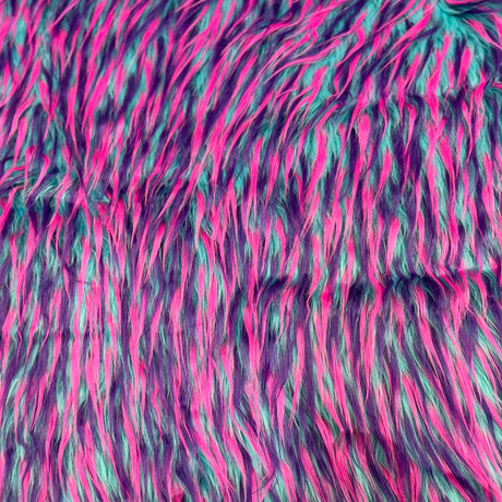 1 Yard Three Spike Shaggy Faux Fur Fabric