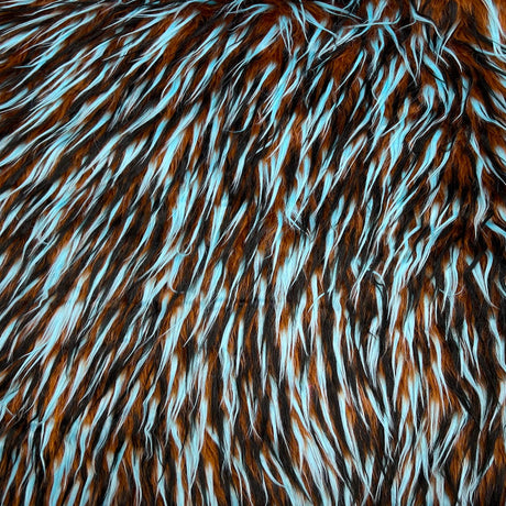 1 Yard Three Spike Shaggy Faux Fur Fabric