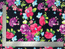 1 Yard ITY Knit Floral Print Fabric Soft Draping Stretch for Dresses Tops Skirts 58 Inches Width