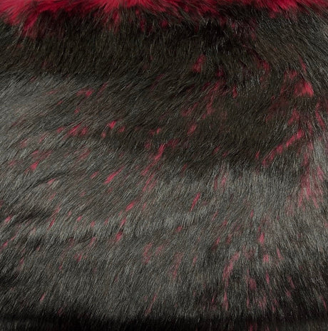 1 Yard Husky Print Long Pile Shaggy Faux Fur Fabric 60" Width