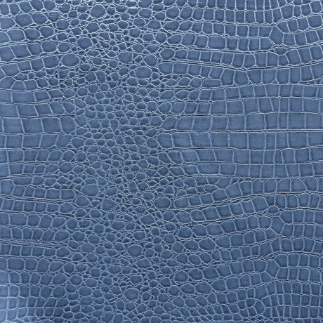 1 Yard Faux Crocodile Vinyl Fabric 100% Polyester