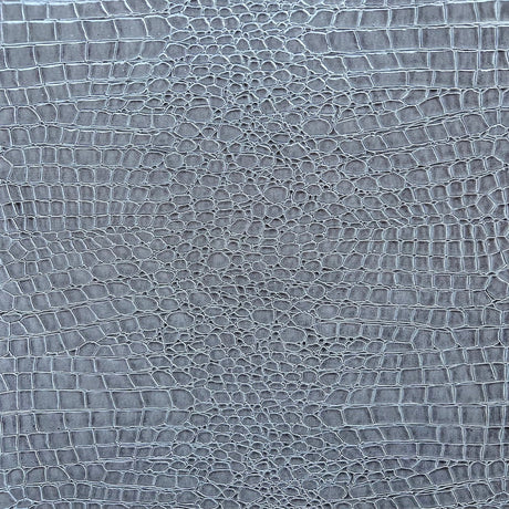 1 Yard Faux Crocodile Vinyl Fabric 100% Polyester