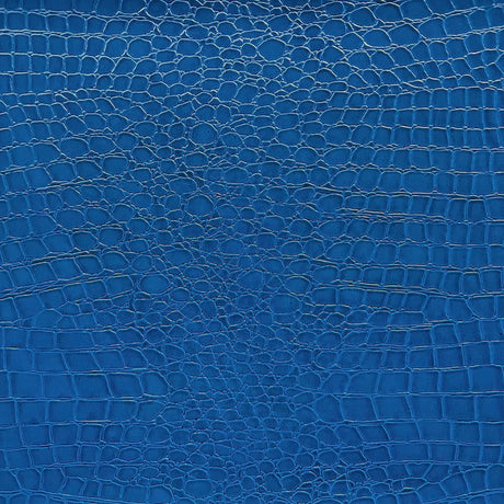 1 Yard Faux Crocodile Vinyl Fabric 100% Polyester