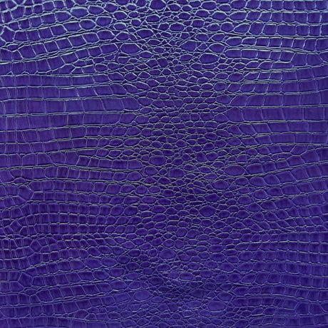 1 Yard Faux Crocodile Vinyl Fabric 100% Polyester