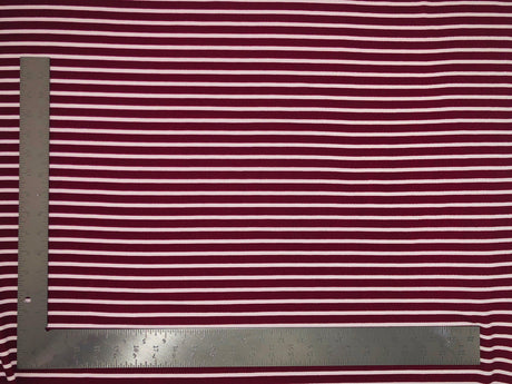 1 Yard Liverpool Knit Horizontal Stripe Fabric for Apparel and DIY Projects – 58–60 Inches Wide