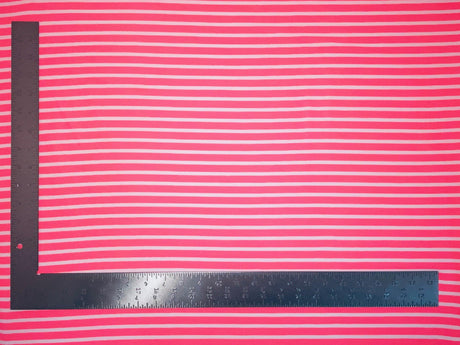 1 Yard Liverpool Knit Horizontal Stripe Fabric for Apparel and DIY Projects – 58–60 Inches Wide
