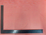 1 Yard Liverpool Knit Horizontal Stripe Fabric for Apparel and DIY Projects – 58–60 Inches Wide