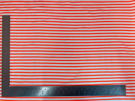 1 Yard Liverpool Knit Horizontal Stripe Fabric for Apparel and DIY Projects – 58–60 Inches Wide