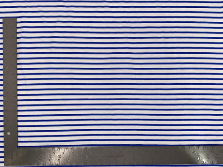 1 Yard Liverpool Knit Horizontal Stripe Fabric for Apparel and DIY Projects – 58–60 Inches Wide