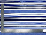 1 Yard Liverpool Knit Horizontal Multicolor Stripe Fabric for Apparel and Crafts – 58–60 Inches Wide