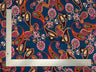 1 Yard Liverpool Knit Paisley Print Fabric – Stretch Crepe Textured Fabric for Garments – 58" Width