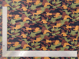 1 Yard ITY Knit Army Print Fabric for Activewear and Apparel 60 Inches Wide