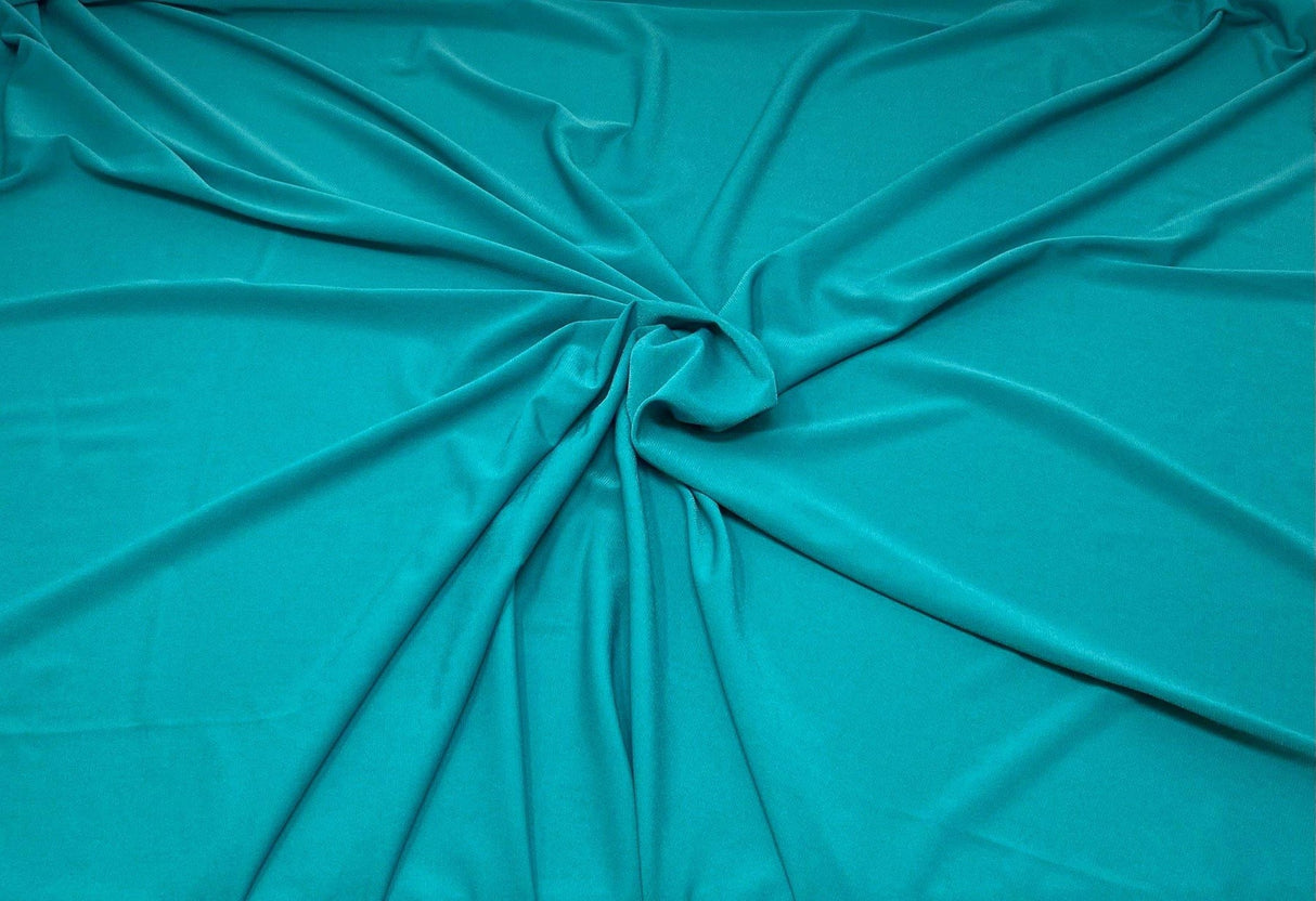 1 Yard Smooth ITY Knit Solid Fabric Stretch Medium Heavyweight Material for Fashion Apparel 60 Inch Width