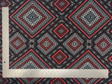 1 yard Liverpool knit geometric print fabric stretchy crepe for dresses tops skirts and jackets 60 inches