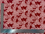 1 yard Liverpool knit floral print fabric with stretch for dresses tops skirts blouses 60 inches wide