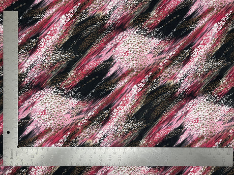 1 Yard ITY Knit Geometric Print Fabric for Fashion and Apparel 60 Inches Wide
