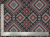 1 Yard ITY Knit Geometric Print Fabric for Apparel and Accessories 60 Inches Wide