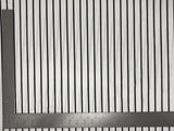 1 Yard Techno Crepe Knit Vertical Summer Stripe Print Fabric Lightweight Stretch 60 Inch Width